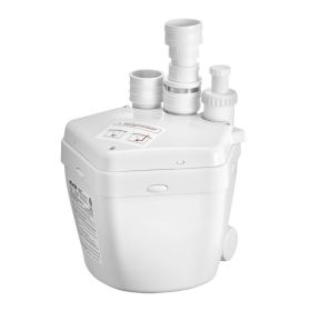 Utility Sink Pump, 1 HP, 2200 GPH Under Sink Pump With 3 Water Inlets 1 Outlet, 36 Ft Max Lift, Cast Aluminum Motor, Macerating Toilet System, Fo (Option: Default)
