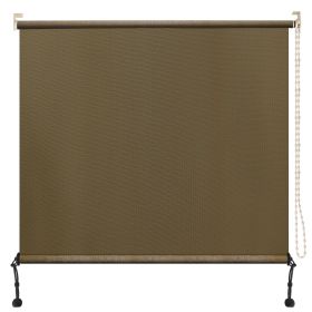 Prohibited From Sale On Amazon 6'X8' Mocha HDPE Spliced Roller Shutter (Option: Walnut-7x8 ft)