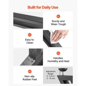 Table Legs, 29.1" H X 24" W Steel Furniture Legs, 2204 Lbs Max Load Heavy Duty, Easy Installation, Sturdy & Stable For Home Office Desk DIY, Coff (Option: Black)