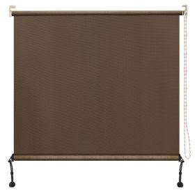Prohibited From Sale On Amazon 6'X8' Mocha HDPE Spliced Roller Shutter (Option: Mocha-7x6 ft)